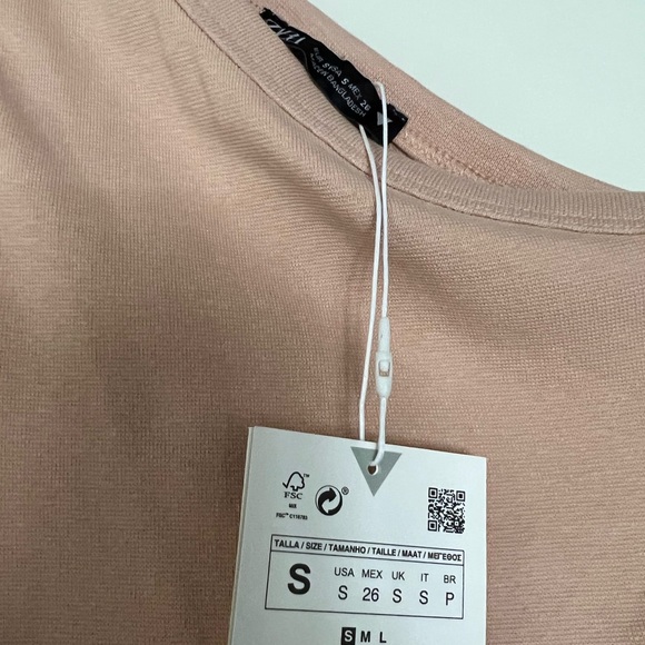 ZARA: NEVER WORN~one shoulder crop top [SIZE:S] - Picture 4 of 4